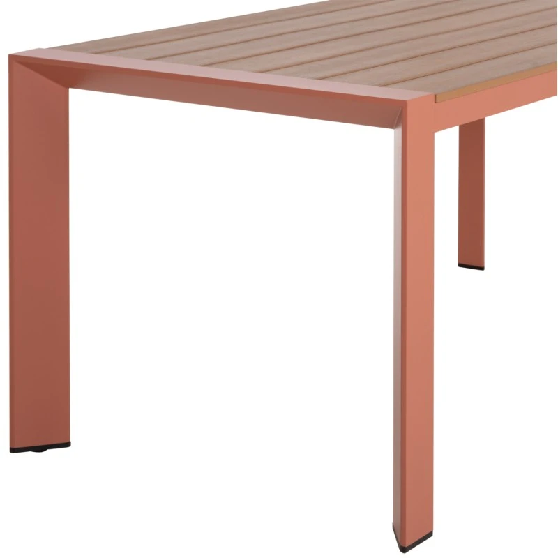 ΤΡΑΠΕΖΙ ΕΞΩΤ.ΧΩΡΟΥ GOYA HM6059.08 ΑΛΟΥΜΙΝΙΟ ΣE TERRACOTTA & POLYWOOD 160X80Χ75Υεκ.