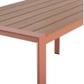 ΤΡΑΠΕΖΙ ΕΞΩΤ.ΧΩΡΟΥ GOYA HM6059.08 ΑΛΟΥΜΙΝΙΟ ΣE TERRACOTTA & POLYWOOD 160X80Χ75Υεκ.