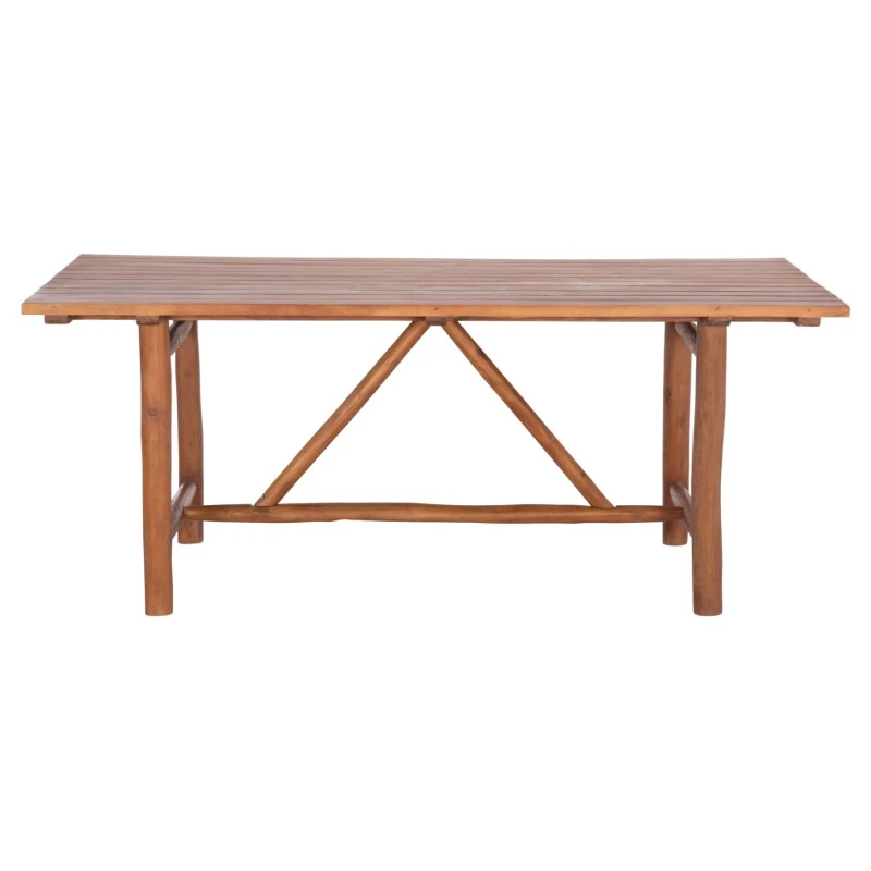 ΤΡΑΠΕΖΙ ΑΠΟ ΞΥΛΟ ΜΑΣΙΦ ΤΕΑΚ 220X100X78Υεκ.HM9390.01