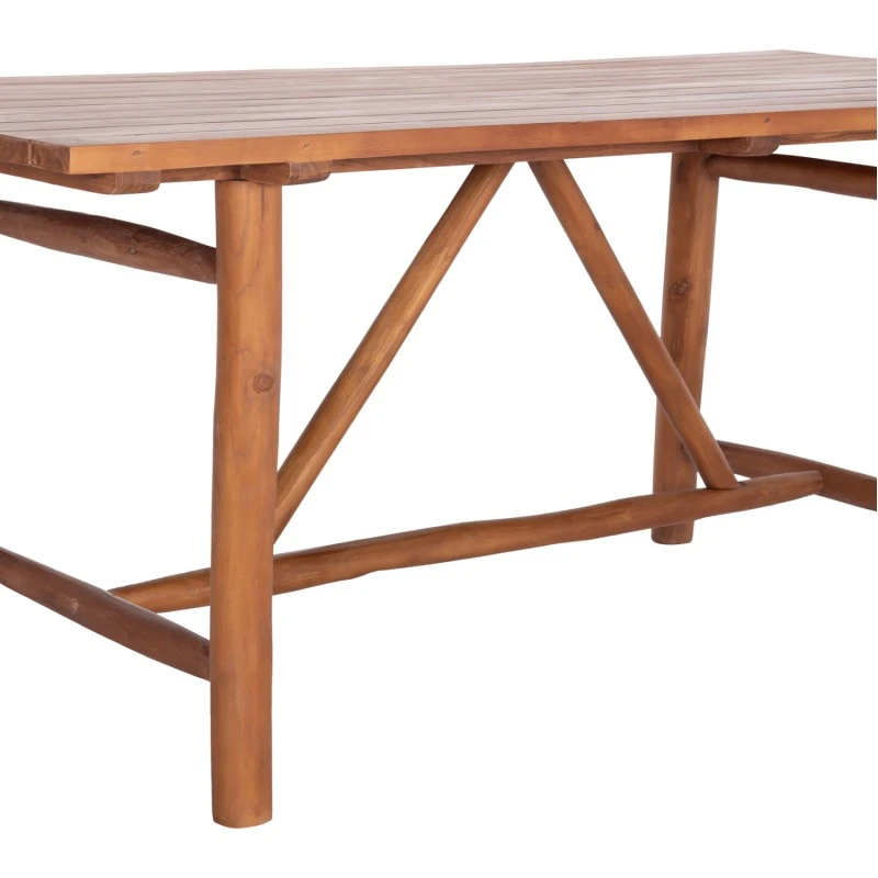 ΤΡΑΠΕΖΙ ΑΠΟ ΞΥΛΟ ΜΑΣΙΦ ΤΕΑΚ 220X100X78Υεκ.HM9390.01