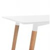 ΤΡΑΠΕΖΙ MINIMAL HM008.01 ΛΕΥΚΟ MDF, ΞΥΛΙΝΑ ΠΟΔΙΑ ΟΞΙΑ, 120Χ80X73Υ ΕΚ.