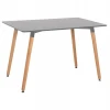 ΤΡΑΠΕΖΙ MINIMAL HM8581.02 ΓΚΡΙ MDF-ΠΟΔΙΑ ΟΞΙΑ ΣΕ ΦΥΣΙΚΟ ΧΡΩΜΑ- 120Χ60X74Υεκ.