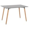 ΤΡΑΠΕΖΙ MINIMAL HM8581.02 ΜΑΥΡΟ MDF-ΠΟΔΙΑ ΟΞΙΑ ΣΕ ΦΥΣΙΚΟ ΧΡΩΜΑ- 120Χ60X74Υεκ.