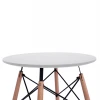 ΤΡΑΠΕΖΙ MINIMAL ΣΤΡΟΓΓΥΛΟ HM0060.01 ΛΕΥΚΟ ΧΡΩΜΑ MDF-ΠΟΔΙΑ ΟΞΙΑΣ ΦΥΣΙΚΟ Φ60Χ72Υεκ.