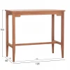 ΤΡΑΠΕΖΙ ΜΠΑΡ CRANSTON HM18111 ΞΥΛΟ ΤΕΑΚ--ΦΥΣΙΚΟ ΧΡΩΜΑ 120x60x105Υεκ.