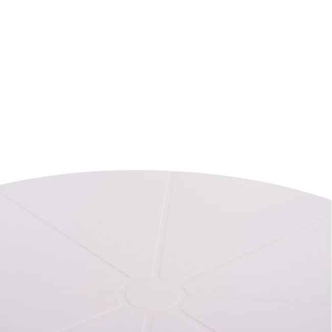 ΤΡΑΠΕΖΙ ΜΠΑΡ ΣΤΡΟΓΓΥΛΟ TERRIN HM6126.11 ΠΟΛΥΠΡΟΠΥΛΕΝΙΟ ΛΕΥΚΟ Φ60x106Υεκ.