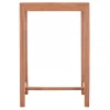 ΤΡΑΠΕΖΙ ΜΠΑΡ ΤΕΤΡΑΓΩΝΟ PRESSCOT HM18113 ΞΥΛΟ TEAK ΣΕ ΦΥΣΙΚΟ 70x70x105Υεκ.