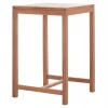 ΤΡΑΠΕΖΙ ΜΠΑΡ ΤΕΤΡΑΓΩΝΟ PRESSCOT HM18113 ΞΥΛΟ TEAK ΣΕ ΦΥΣΙΚΟ 70x70x105Υεκ.