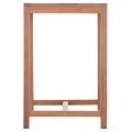 ΤΡΑΠΕΖΙ ΜΠΑΡ ΤΕΤΡΑΓΩΝΟ PRESSCOT HM18113 ΞΥΛΟ TEAK ΣΕ ΦΥΣΙΚΟ 70x70x105Υεκ.