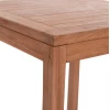 ΤΡΑΠΕΖΙ ΜΠΑΡ ΤΕΤΡΑΓΩΝΟ PRESSCOT HM18113 ΞΥΛΟ TEAK ΣΕ ΦΥΣΙΚΟ 70x70x105Υεκ.