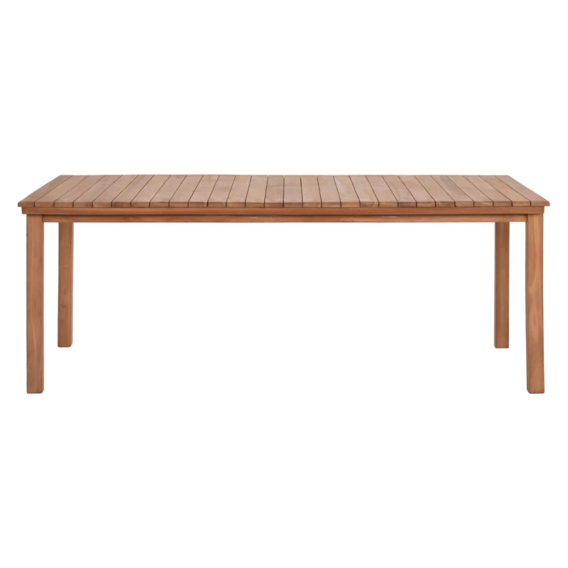 ΤΡΑΠΕΖΙ ΟΡΘΟΓΩΝΙΟ FINTO HM6616 ΞΥΛΟ TEAK--ΦΥΣΙΚΟ 200x100x75Υεκ.