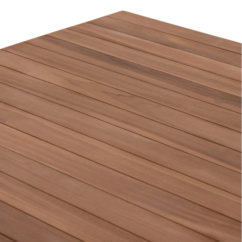 ΤΡΑΠΕΖΙ ΟΡΘΟΓΩΝΙΟ FINTO HM6616 ΞΥΛΟ TEAK--ΦΥΣΙΚΟ 200x100x75Υεκ.