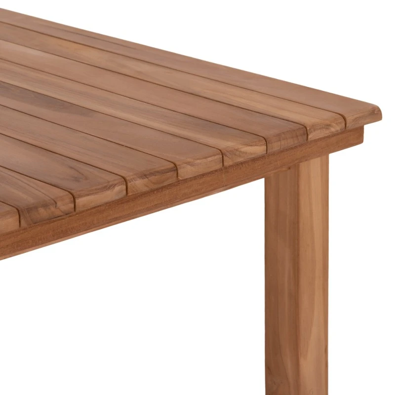 ΤΡΑΠΕΖΙ ΟΡΘΟΓΩΝΙΟ FINTO HM6616 ΞΥΛΟ TEAK--ΦΥΣΙΚΟ 200x100x75Υεκ.