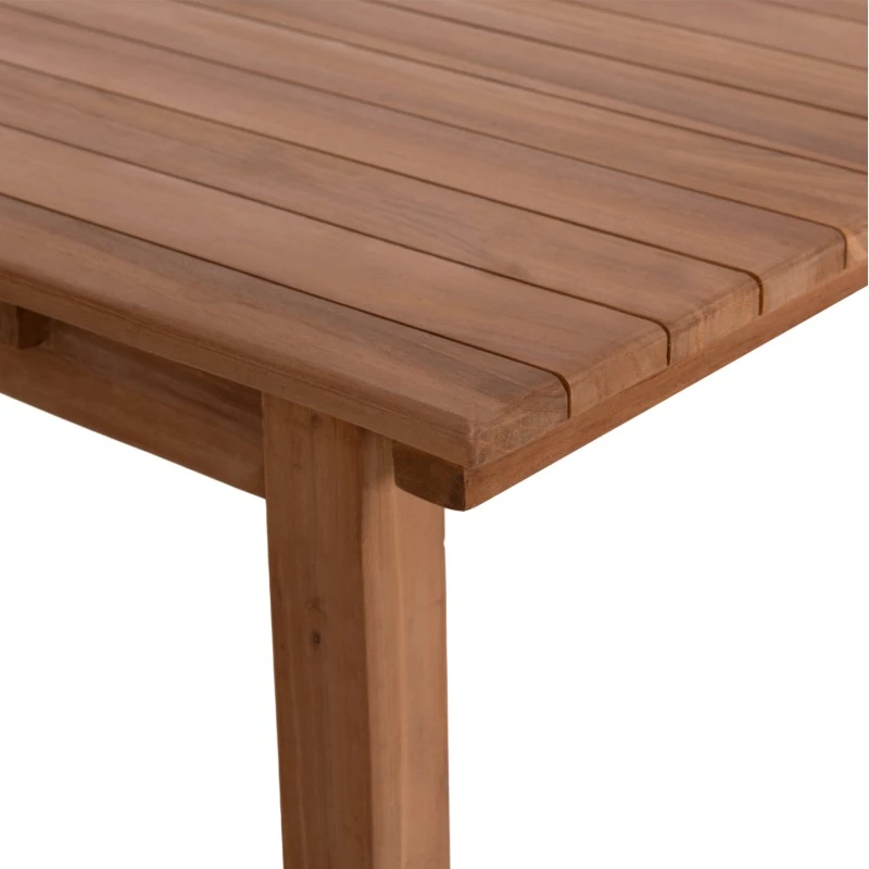 ΤΡΑΠΕΖΙ ΟΡΘΟΓΩΝΙΟ FINTO HM6616 ΞΥΛΟ TEAK--ΦΥΣΙΚΟ 200x100x75Υεκ.