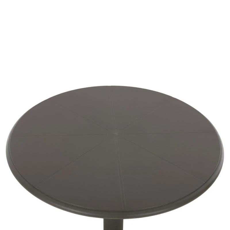 ΤΡΑΠΕΖΙ ΠΟΛΥΠΡΟΠΥΛΕΝΙΟΥ ΣΤΡΟΓΓΥΛΟ TERRIN HM6124.15 OLIVE GREEN Φ60x75Υεκ.