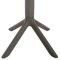 ΤΡΑΠΕΖΙ ΠΟΛΥΠΡΟΠΥΛΕΝΙΟΥ ΣΤΡΟΓΓΥΛΟ TERRIN HM6124.15 OLIVE GREEN Φ60x75Υεκ.