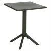 ΤΡΑΠΕΖΙ ΠΟΛΥΠΡΟΠΥΛΕΝΙΟΥ ΤΕΤΡΑΓΩΝΟ TERRIN HM6125.15 DARK OLIVE 60x60x75Υεκ.