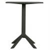 ΤΡΑΠΕΖΙ ΠΟΛΥΠΡΟΠΥΛΕΝΙΟΥ ΤΕΤΡΑΓΩΝΟ TERRIN HM6125.15 DARK OLIVE 60x60x75Υεκ.