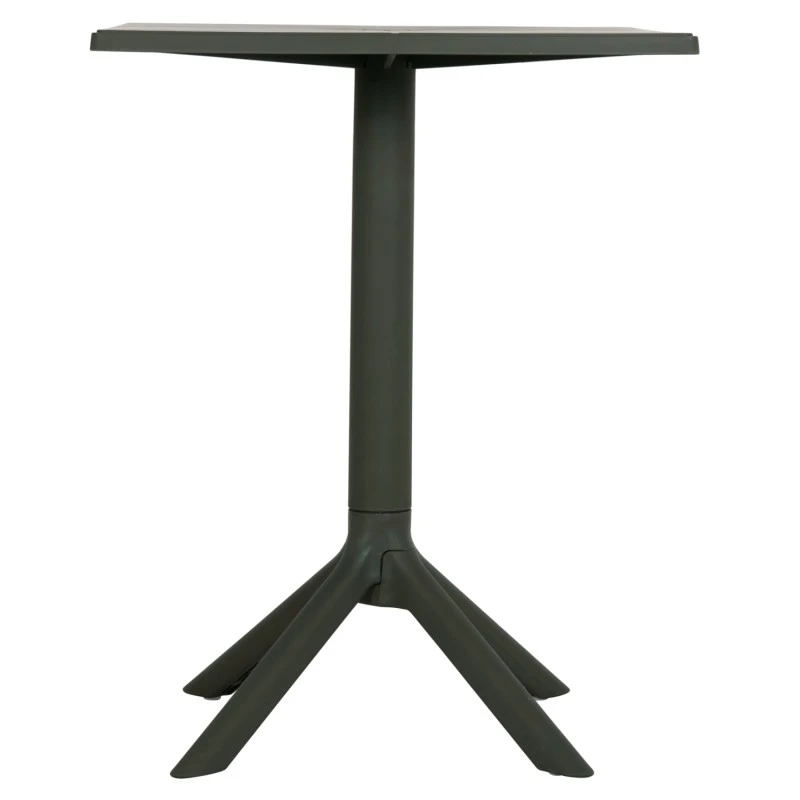 ΤΡΑΠΕΖΙ ΠΟΛΥΠΡΟΠΥΛΕΝΙΟΥ ΤΕΤΡΑΓΩΝΟ TERRIN HM6125.15 DARK OLIVE 60,5x60,5x76,5Υεκ.