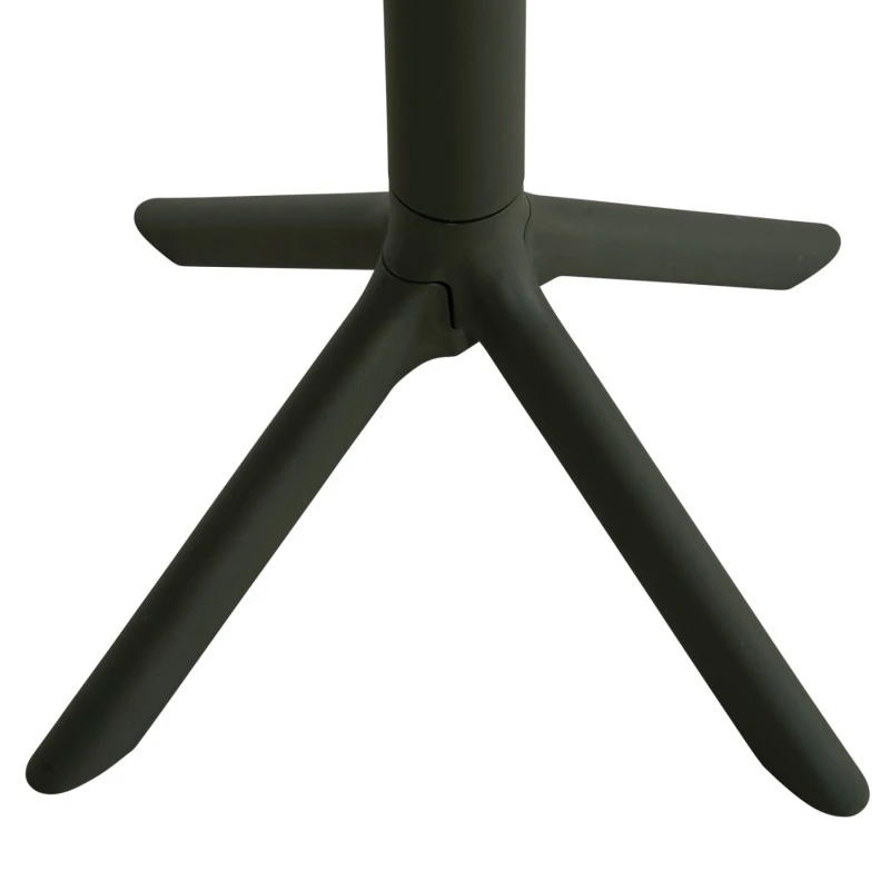 ΤΡΑΠΕΖΙ ΠΟΛΥΠΡΟΠΥΛΕΝΙΟΥ ΤΕΤΡΑΓΩΝΟ TERRIN HM6125.15 DARK OLIVE 60,5x60,5x76,5Υεκ.