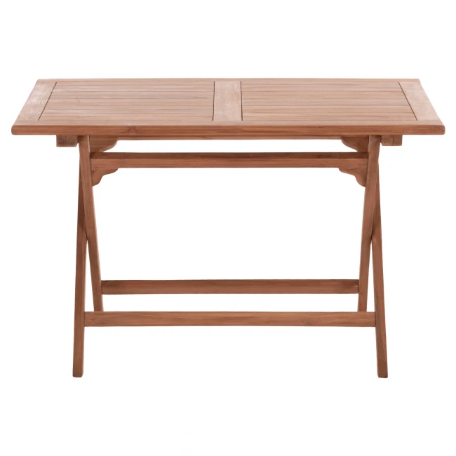 ΤΡΑΠΕΖΙ ΠΤΥΣΣΟΜΕΝΟ ΟΡΘΟΓΩΝΙΟ ERIS HM18117 ΞΥΛΟ TEAK--ΦΥΣΙΚΟ 120x70x76Υεκ.