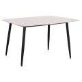 ΤΡΑΠΕΖΙ RAVEN HM18149.01 ΚΕΡΑΜΙΚΟ TOP ΜΕ ΟΨΗ ΛΕΥΚΟ ΜΑΡΜΑΡΟ 140x80x74Υεκ.