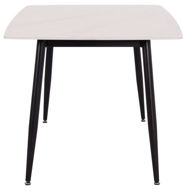 ΤΡΑΠΕΖΙ RAVEN HM18149.01 ΚΕΡΑΜΙΚΟ TOP ΜΕ ΟΨΗ ΛΕΥΚΟ ΜΑΡΜΑΡΟ 140x80x74Υεκ.