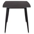 ΤΡΑΠΕΖΙ RAVEN HM18149.02 ΚΕΡΑΜΙΚΟ TOP ΜΕ ΟΨΗ ΜΑΥΡΟ ΜΑΡΜΑΡΟ 140x80x74Υεκ.