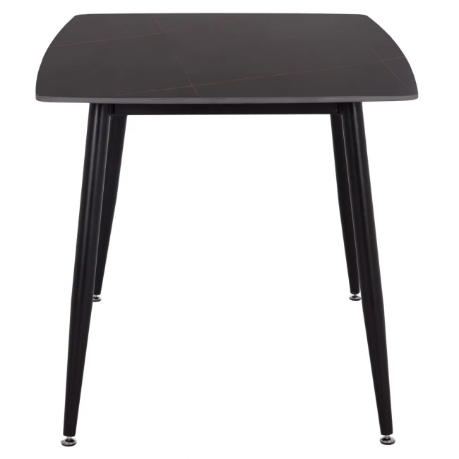 ΤΡΑΠΕΖΙ RAVEN HM18149.02 ΚΕΡΑΜΙΚΟ TOP ΜΕ ΟΨΗ ΜΑΥΡΟ ΜΑΡΜΑΡΟ 140x80x74Υεκ.