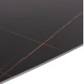 ΤΡΑΠΕΖΙ RAVEN HM18149.02 ΚΕΡΑΜΙΚΟ TOP ΜΕ ΟΨΗ ΜΑΥΡΟ ΜΑΡΜΑΡΟ 140x80x74Υεκ.