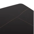 ΤΡΑΠΕΖΙ RAVEN HM18149.02 ΚΕΡΑΜΙΚΟ TOP ΜΕ ΟΨΗ ΜΑΥΡΟ ΜΑΡΜΑΡΟ 140x80x74Υεκ.