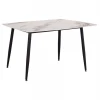 ΤΡΑΠΕΖΙ RAVEN HM18149.04 ΚΕΡΑΜΙΚΟ TOP ΜΕ ΟΨΗ ΛΕΥΚΟ/ΚΑΦΕ ΜΑΡΜΑΡΟ 140x80x74Υεκ.