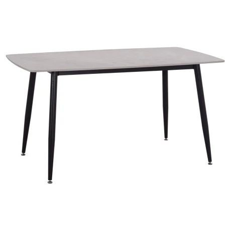 ΤΡΑΠΕΖΙ RAVEN HM18149.13 ΚΕΡΑΜΙΚΟ TOP ΜΕ ΟΨΗ ΓΚΡΙ ΜΑΡΜΑΡΟ 140x80x74Υεκ.