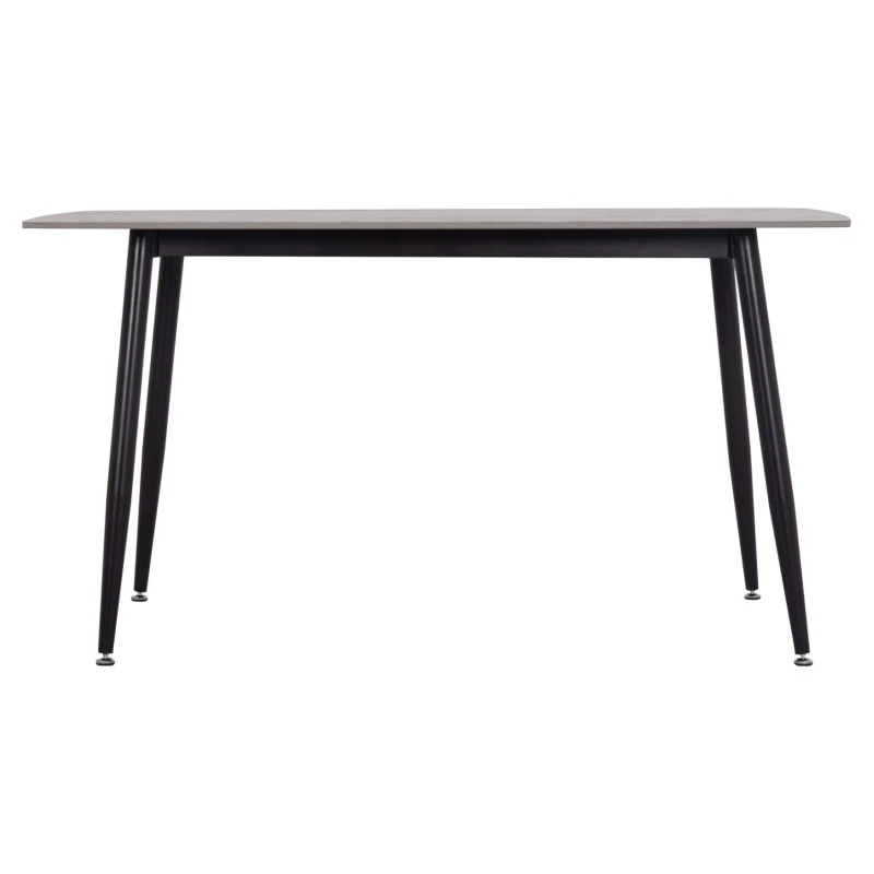 ΤΡΑΠΕΖΙ RAVEN HM18149.13 ΚΕΡΑΜΙΚΟ TOP ΜΕ ΟΨΗ ΓΚΡΙ ΜΑΡΜΑΡΟ 140x80x74Υεκ.