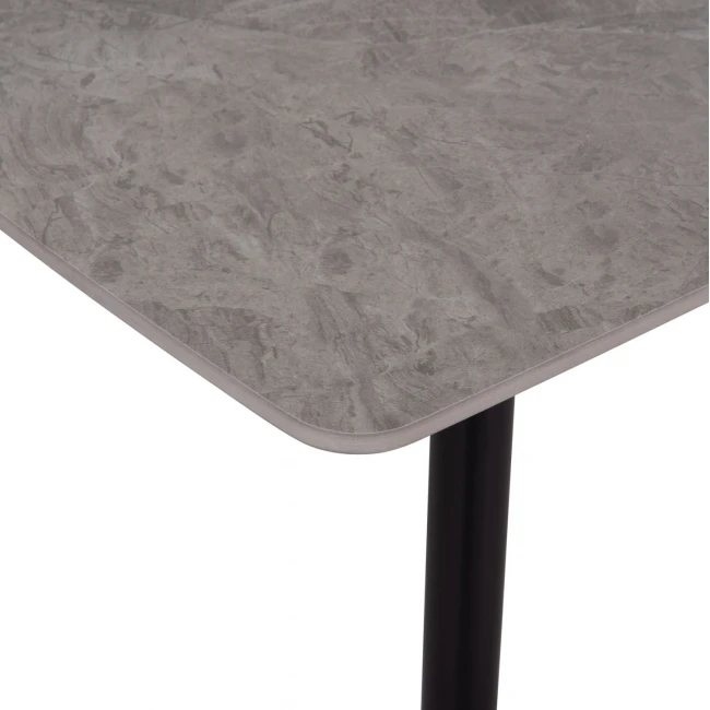 ΤΡΑΠΕΖΙ RAVEN HM18149.13 ΚΕΡΑΜΙΚΟ TOP ΜΕ ΟΨΗ ΓΚΡΙ ΜΑΡΜΑΡΟ 140x80x74Υεκ.