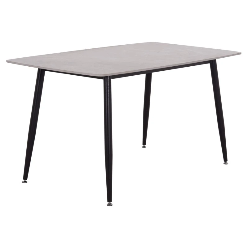 ΤΡΑΠΕΖΙ RAVEN HM18149.13 ΚΕΡΑΜΙΚΟ TOP ΜΕ ΟΨΗ ΓΚΡΙ ΜΑΡΜΑΡΟ 140x80x74Υεκ.