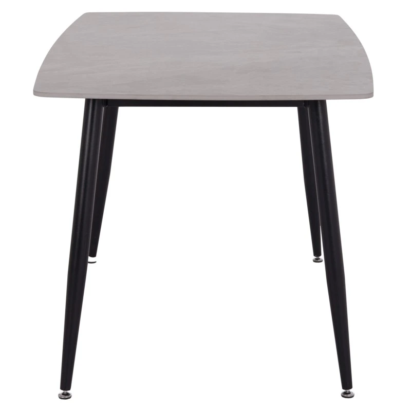 ΤΡΑΠΕΖΙ RAVEN HM18149.13 ΚΕΡΑΜΙΚΟ TOP ΜΕ ΟΨΗ ΓΚΡΙ ΜΑΡΜΑΡΟ 140x80x74Υεκ.