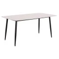 ΤΡΑΠΕΖΙ RAVEN HM18150.01 ΚΕΡΑΜΙΚΟ TOP ΜΕ ΟΨΗ ΛΕΥΚΟ ΜΑΡΜΑΡΟ 160x80x74Υεκ.
