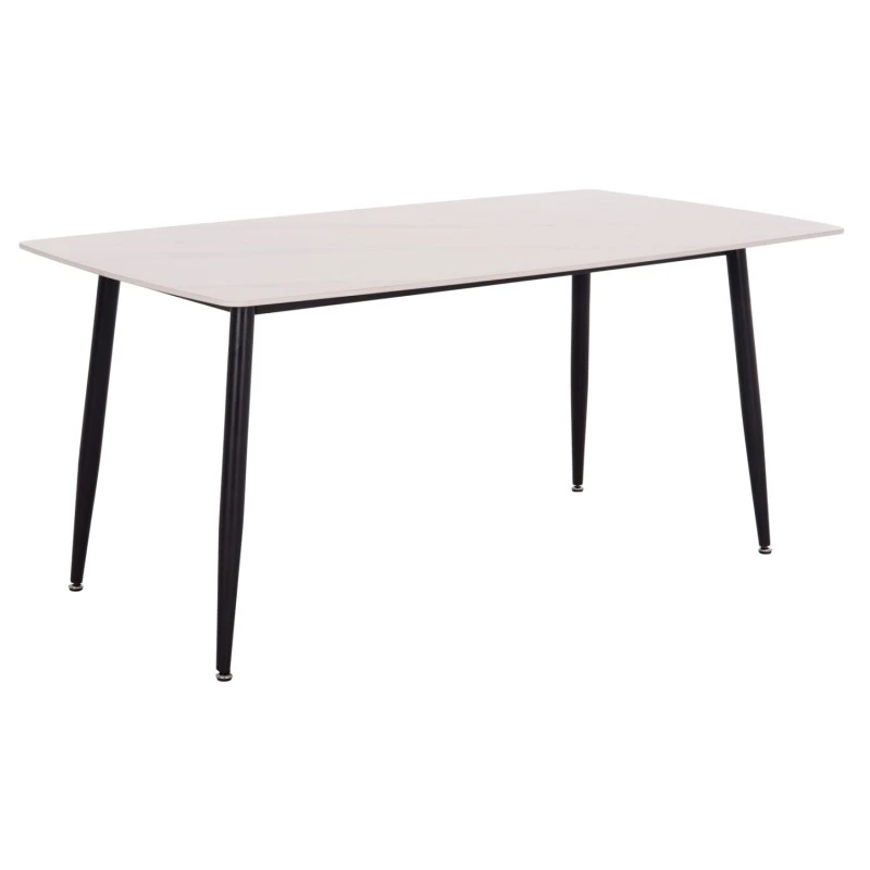 ΤΡΑΠΕΖΙ RAVEN HM18150.01 ΚΕΡΑΜΙΚΟ TOP ΜΕ ΟΨΗ ΛΕΥΚΟ ΜΑΡΜΑΡΟ 160x80x74Υεκ.