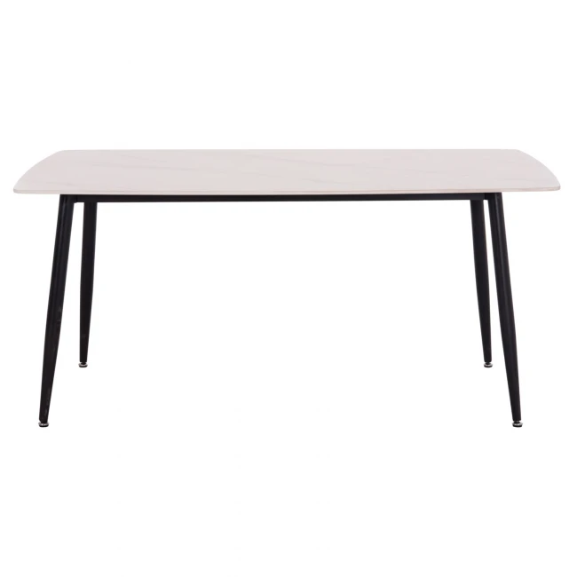 ΤΡΑΠΕΖΙ RAVEN HM18150.01 ΚΕΡΑΜΙΚΟ TOP ΜΕ ΟΨΗ ΛΕΥΚΟ ΜΑΡΜΑΡΟ 160x80x74Υεκ.