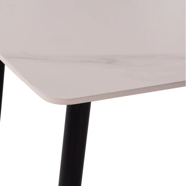 ΤΡΑΠΕΖΙ RAVEN HM18150.01 ΚΕΡΑΜΙΚΟ TOP ΜΕ ΟΨΗ ΛΕΥΚΟ ΜΑΡΜΑΡΟ 160x80x74Υεκ.
