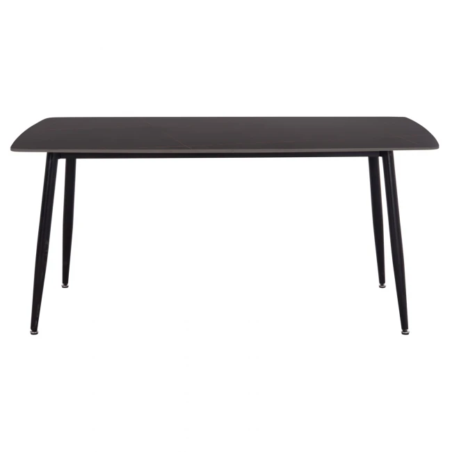ΤΡΑΠΕΖΙ RAVEN HM18150.02 ΚΕΡΑΜΙΚΟ TOP ΜΕ ΟΨΗ ΜΑΥΡΟ ΜΑΡΜΑΡΟ 160x80x74Υεκ.