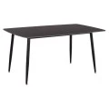 ΤΡΑΠΕΖΙ RAVEN HM18150.02 ΚΕΡΑΜΙΚΟ TOP ΜΕ ΟΨΗ ΜΑΥΡΟ ΜΑΡΜΑΡΟ 160x80x74Υεκ.