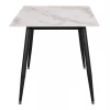 ΤΡΑΠΕΖΙ RAVEN HM18150.04 ΚΕΡΑΜΙΚΟ TOP ΜΕ ΟΨΗ ΛΕΥΚΟ/ΚΑΦΕ ΜΑΡΜΑΡΟ 160x80x74Υεκ.