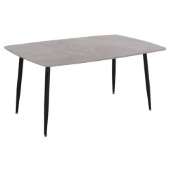 ΤΡΑΠΕΖΙ RAVEN HM18150.13 ΚΕΡΑΜΙΚΟ TOP ΜΕ ΟΨΗ ΓΚΡΙ ΜΑΡΜΑΡΟ 160x80x74Υεκ.