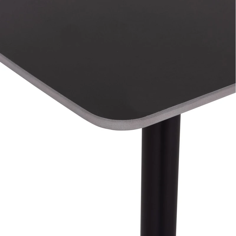 ΤΡΑΠΕΖΙ RAVEN HM9854.02 ΚΕΡΑΜΙΚΟ TOP ΜΑΥΡΟ ΜΑΡΜΑΡΟ-ΜΑΥΡΟ ΜΕΤΑΛΛΟ 117,5x67,5x76Υεκ.