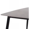 ΤΡΑΠΕΖΙ RAVEN HM9854.13 ΚΕΡΑΜΙΚΟ TOP ΓΚΡΙ ΜΑΡΜΑΡΟ-ΜΑΥΡΟ ΜΕΤΑΛΛΟ 120x70x73Υεκ.
