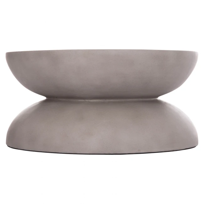 ΤΡΑΠΕΖΙ ΣΑΛΟΝΙΟΥ ANNA HM18158.03 FIBER CEMENT ΣΕ ΓΚΡΙ--Φ92x44.5Υεκ