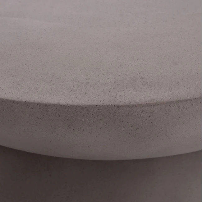 ΤΡΑΠΕΖΙ ΣΑΛΟΝΙΟΥ ANNA HM18158.03 FIBER CEMENT ΣΕ ΓΚΡΙ--Φ92x44.5Υεκ