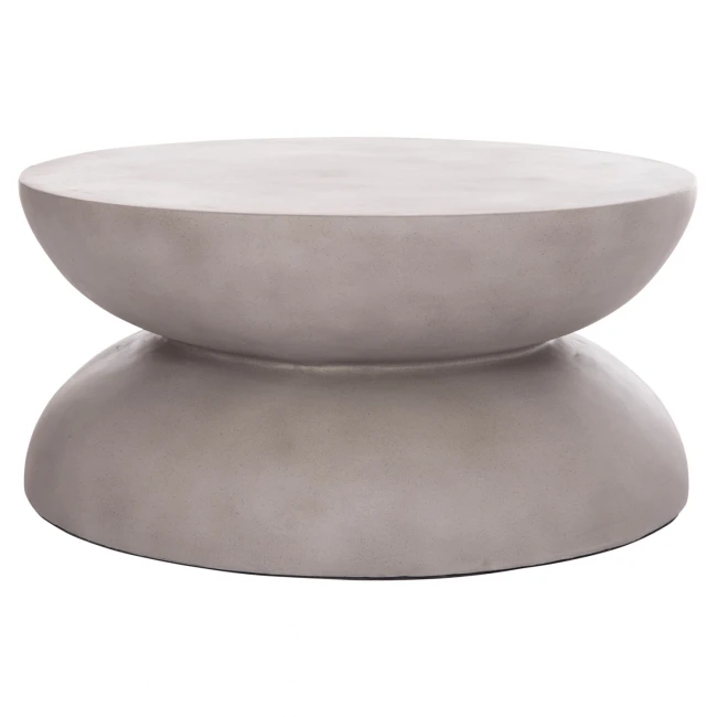 ΤΡΑΠΕΖΙ ΣΑΛΟΝΙΟΥ ANNA HM18158.03 FIBER CEMENT ΣΕ ΓΚΡΙ--Φ92x44.5Υεκ